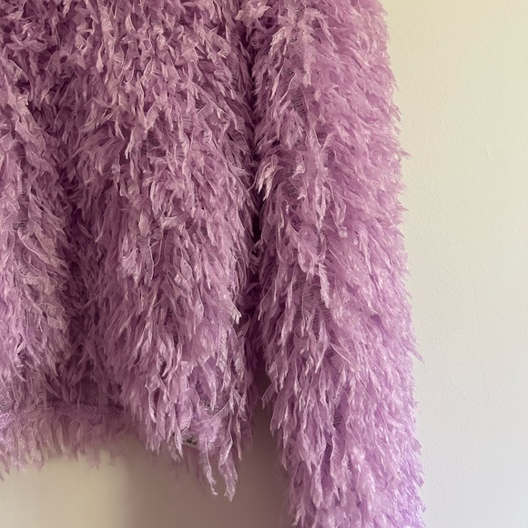 Zara feather effect long sleeve crop 🪽 - Picture 3 of 4